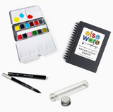 Watercolor To Go Kit - Portable, Travel-Friendly - 12 Colors