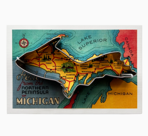 Michigan Upper Peninsula Cookie Cutter