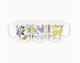 Michigan State Symbols Mug
