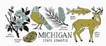 Michigan State Symbols Mug