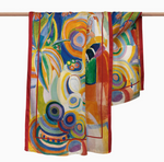 Silk Blend Shawl Delaunay Portuguese Woman