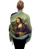 Silk Blend Shawl Da Vinci Mona Lisa