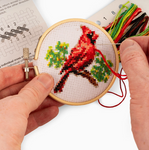 Cardinal Mini Cross Stitch Embroidery