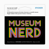 Museum Nerd Classic Sticker