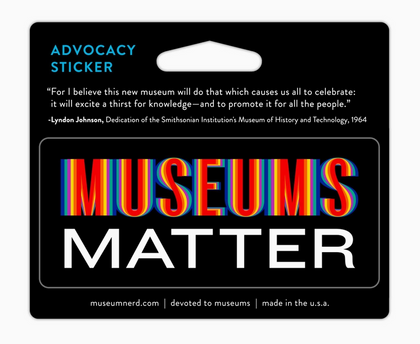 Museums Matter Spectrum Sticker