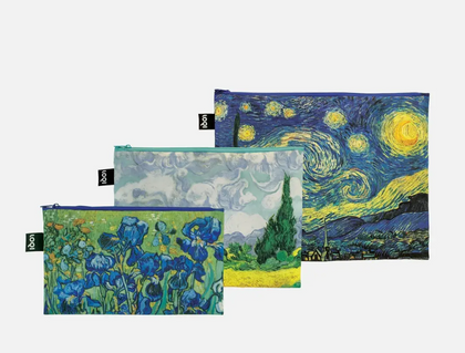 Vincent Van Gogh Recycled Zip Pockets