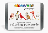 Coloring Postcards with 6 Bird Designs