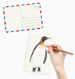 Coloring Postcards with 6 Bird Designs