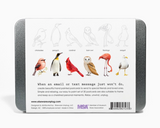 Coloring Postcards with 6 Bird Designs