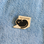 Tech Support Cat Pin