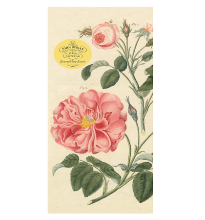 John Derian Everything Roses Notepad