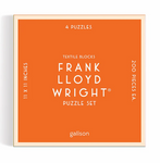 Frank Lloyd Wright Textile Blocks Set of 4 Puzzles