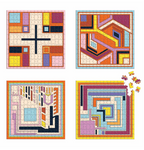 Frank Lloyd Wright Textile Blocks Set of 4 Puzzles