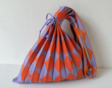 Large Knit Pleated Crossbody Shoulder Bag