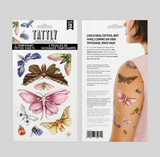 Floraflies Temporary Tattoo Sheet