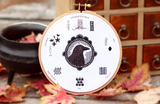 Crow - Embroidery Stitch Sampler