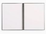 Large Sketchbook 8.5 X 11"- Spiral Hardcover (Black)