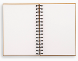 Small Sketchbook 5.5 X 8"- Spiral Hardcover (Kraft)