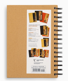 Small Sketchbook 5.5 X 8"- Spiral Hardcover (Kraft)