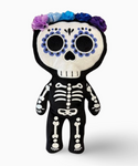 12" Day of the Dead Skeleton Plush