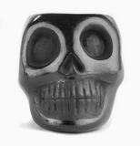 Black Clay Mexican Skull Shot Glasses