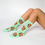 Frida Kahlo Crew Socks | Small