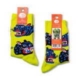 Micotti Wild Cats Crew Socks