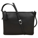 Genuine Leather Slim Crossbody