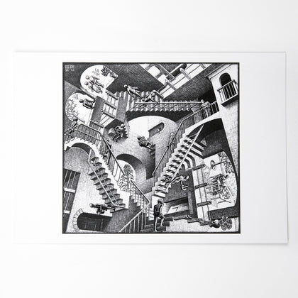 M.C. Escher Relativity Postcard