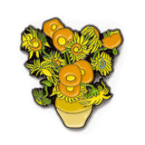 Vincent Van Gogh Sunflowers Pin