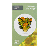Vincent Van Gogh Sunflowers Pin
