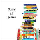 Bibliophile Diverse Spines Notecards