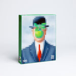 Rene Magritte Son of Man Pixel Art Puzzle