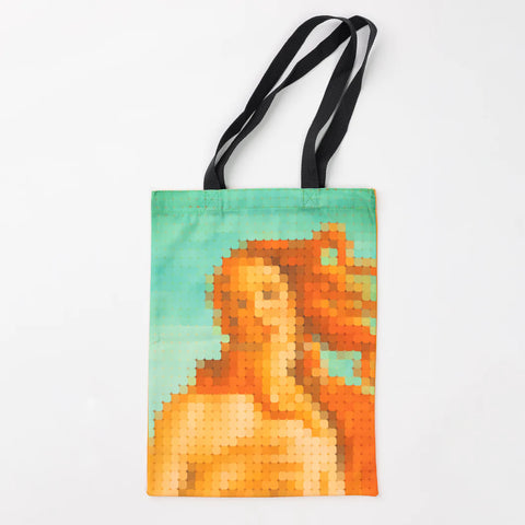 Birth Of Venus Pixel Art Tote Bag