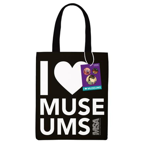 I Heart Museums Tote Bag & Button Set